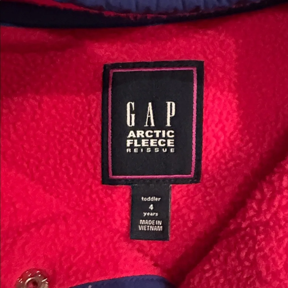 GAP Toddler Arctic Fleece Mockneck Pullover size 4